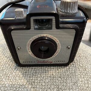 Kodak Brownie Holiday Camera - Black and Silver